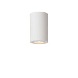 Contemporary White Plaster Cylinder Ceiling Spot Light