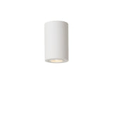 Contemporary White Plaster Cylinder Ceiling Spot Light