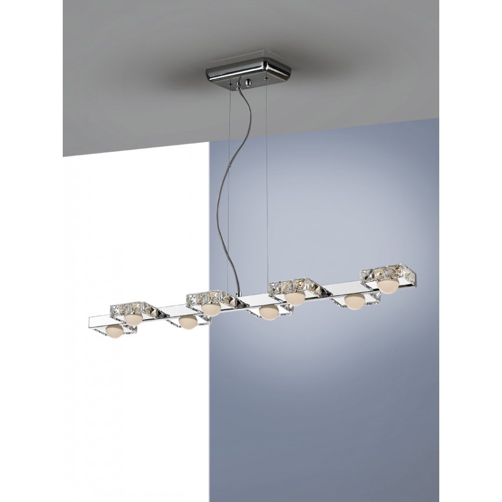Luminous Elegance LED Fixture, 8-Light