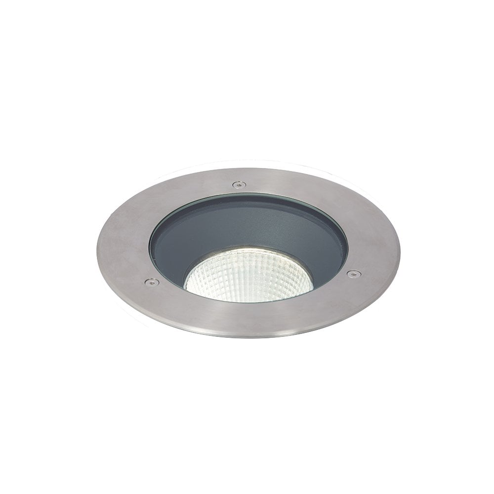 8W LED Cool White Recessed Inground Light with Stainless Steel Finish