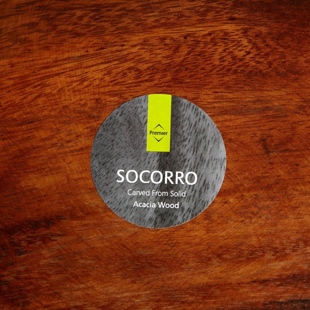 Socorro Plate, Acacia Wood, Natural