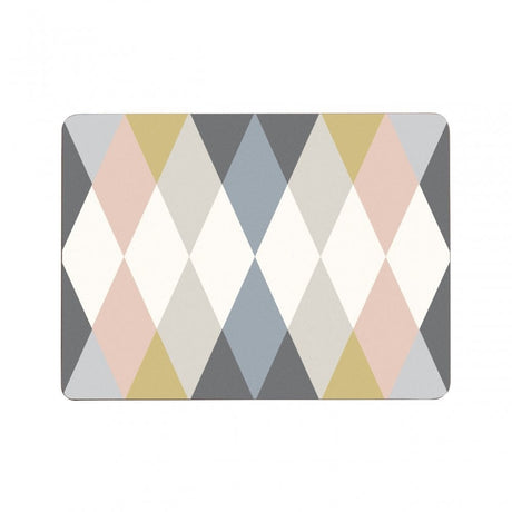 Cirque Set of 4 Placemats, Cork, Multi-Coloured