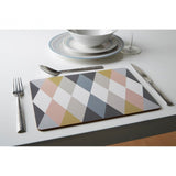 Cirque Set of 4 Placemats, Cork, Multi-Coloured