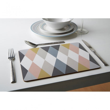 Cirque Set of 4 Placemats, Cork, Multi-Coloured
