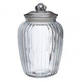 Glass Storage Jar, Glass, Clear