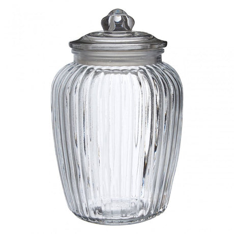 Glass Storage Jar, Glass, Clear