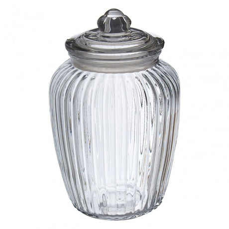 Glass Storage Jar, Glass, Clear