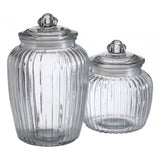 Glass Storage Jar, Glass, Clear