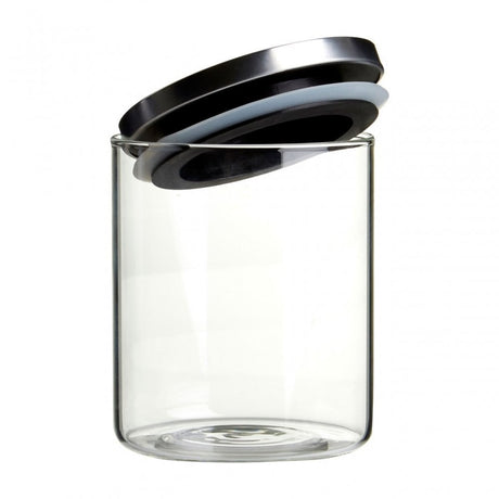 Freska 700Ml Storage Jar, Glass, Iron, Silicone, Clear