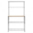 Frankfurt 4 Tier Shelf Unit, Silver