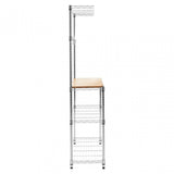 Frankfurt 4 Tier Shelf Unit, Silver