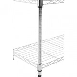 Frankfurt 4 Tier Shelf Unit, Silver