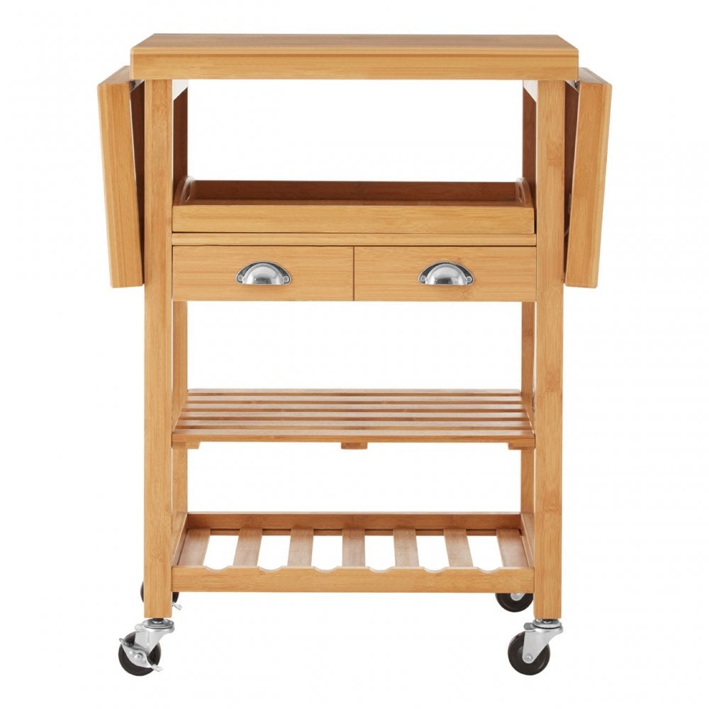 Kitchen Trolley, Bamboo, Natural