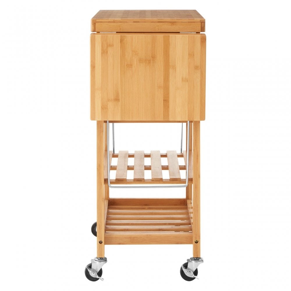 Kitchen Trolley, Bamboo, Natural