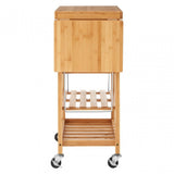 Kitchen Trolley, Bamboo, Natural