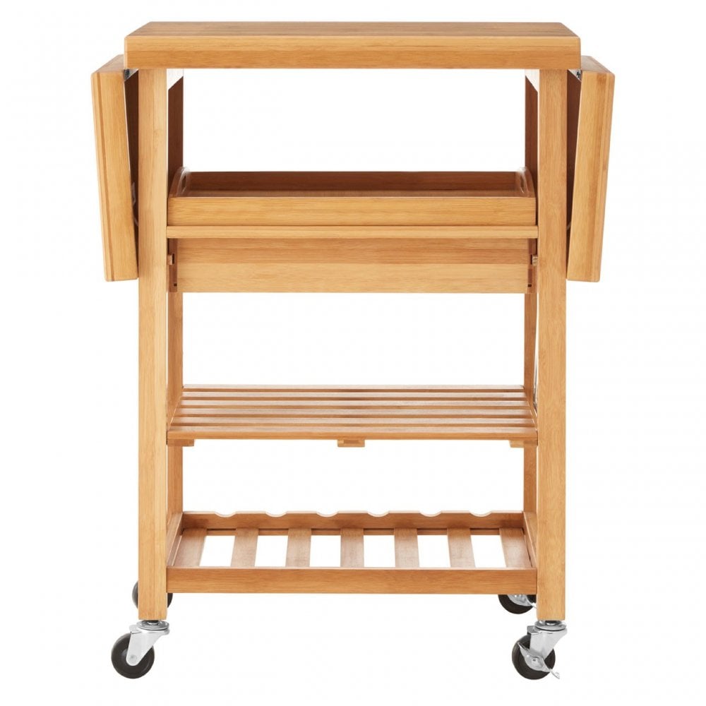 Kitchen Trolley, Bamboo, Natural