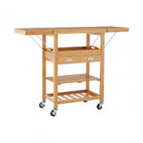 Kitchen Trolley, Bamboo, Natural