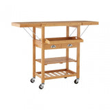 Kitchen Trolley, Bamboo, Natural