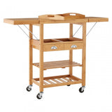 Kitchen Trolley, Bamboo, Natural