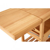 Kitchen Trolley, Bamboo, Natural
