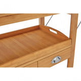 Kitchen Trolley, Bamboo, Natural