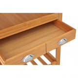 Kitchen Trolley, Bamboo, Natural