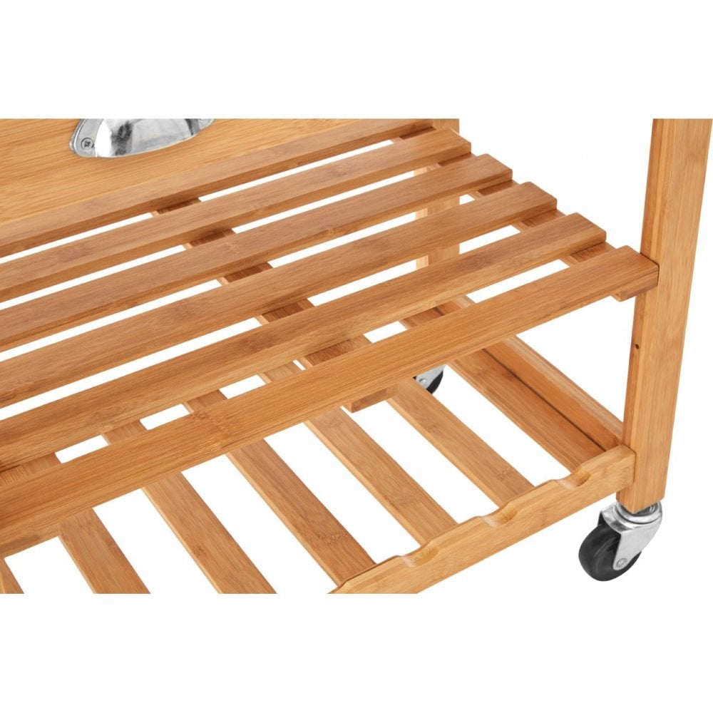 Kitchen Trolley, Bamboo, Natural