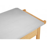 Kitchen Trolley, Bamboo, Stainless Steel, Natural