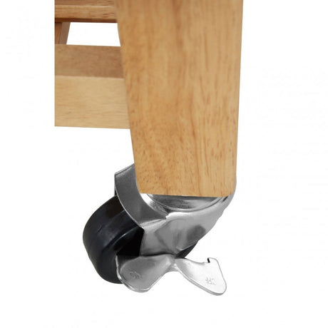 Kitchen Trolley, Rubberwood, Natural