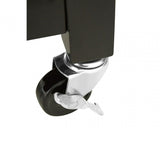 Kitchen Trolley, Wood, Pine Wood, Granite, Black