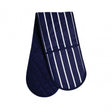 Navy Butcher Stripe Oven Glove, Cotton, Blue