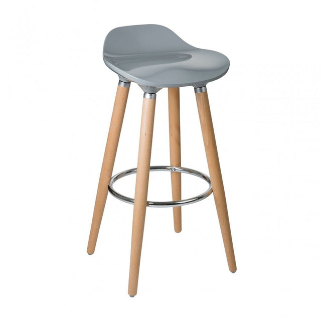 Bar Stool, Grey