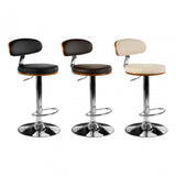 Bar Chair, Jingar, Leather Effect, Brown