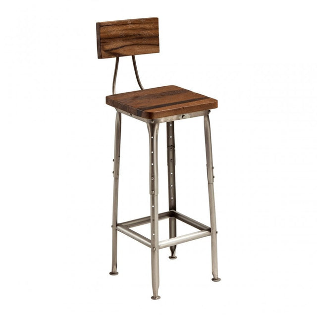 Sprocket Bar Chair, Wood, Natural