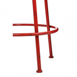 Hektor Hektor Artisan Stool, Metal, Red
