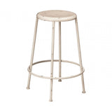 Hektor Hektor Artisan Stool, Metal, Cream