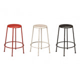 Hektor Hektor Artisan Stool, Metal, Cream