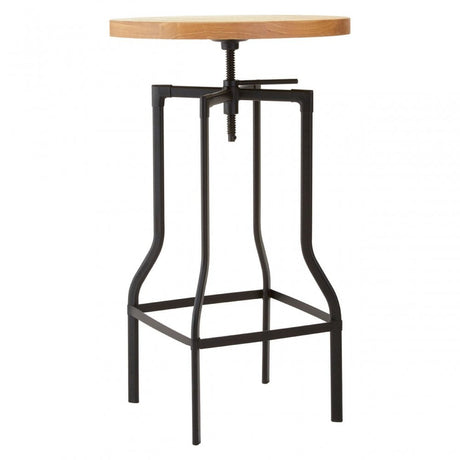 Ranch Foundry Style Bar Table, Ash Veneer,, Natural