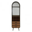 Unity Bar Cabinet, Fir Wood, Brown
