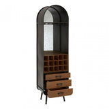 Unity Bar Cabinet, Fir Wood, Brown