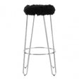 Brock Black Bar Stool, Black