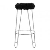 Brock Black Bar Stool, Black