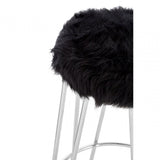 Brock Black Bar Stool, Black