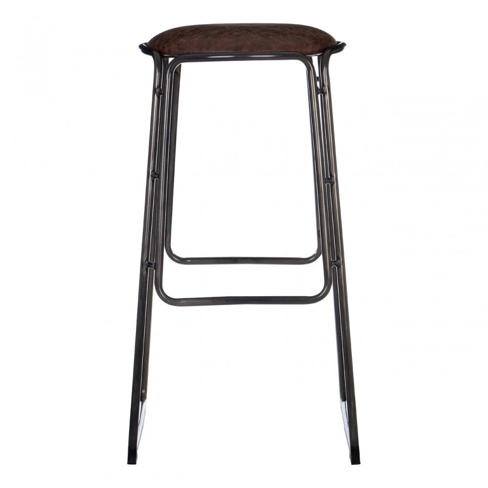 Dalston Bar Stool, Brown
