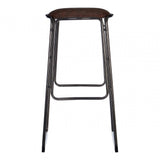 Dalston Bar Stool, Brown