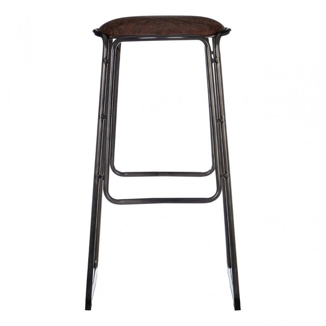 Dalston Bar Stool, Brown