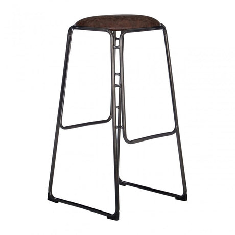 Dalston Bar Stool, Brown