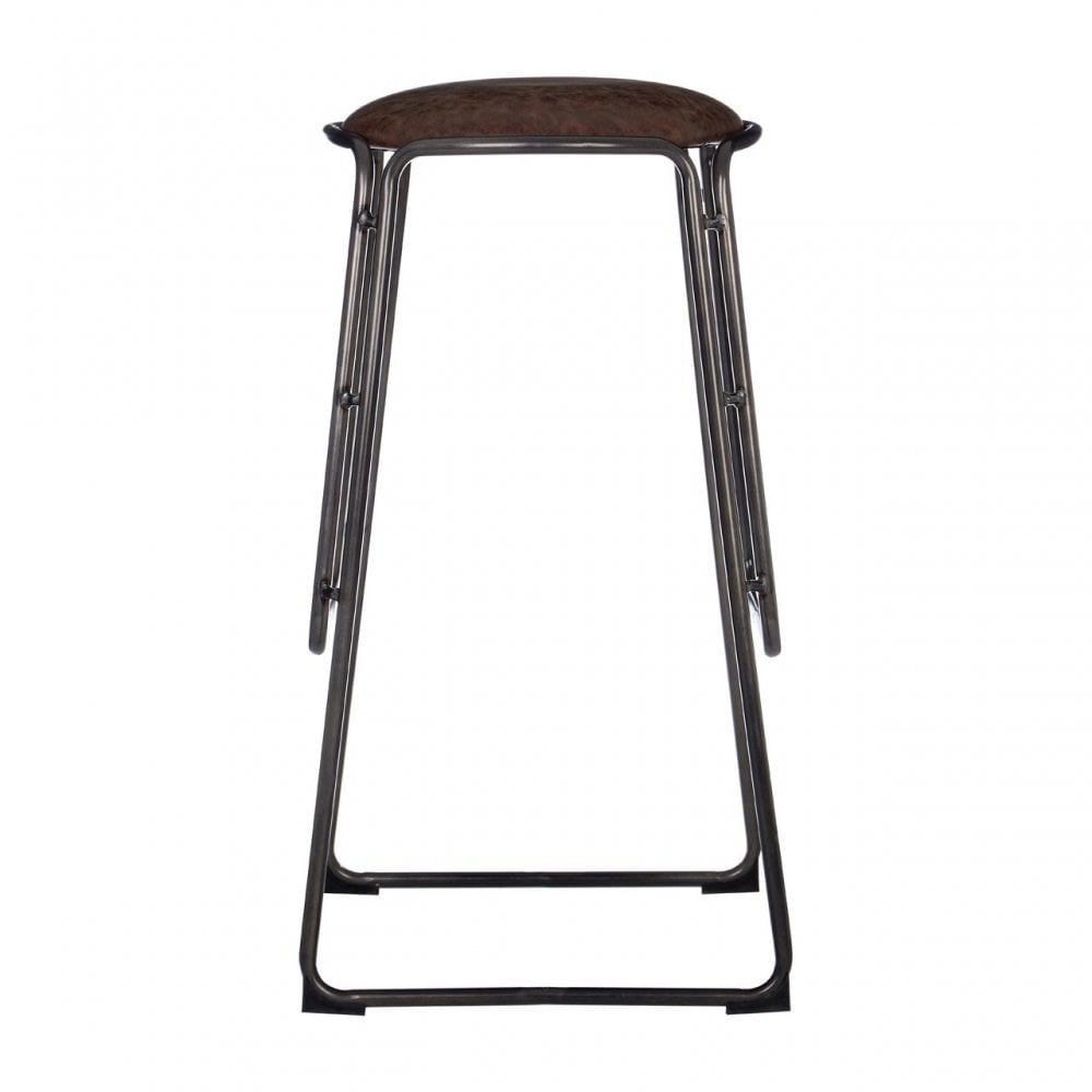 Dalston Bar Stool, Brown