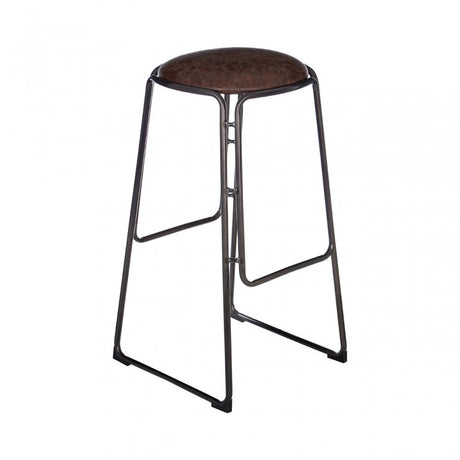 Dalston Bar Stool, Brown