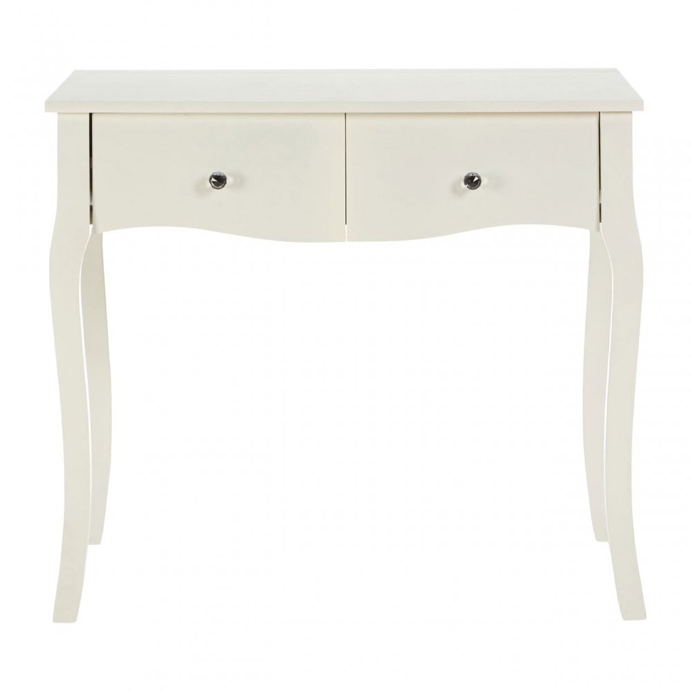 Emily Kids Fir Wood and Mdf Dressing Table In Cream
